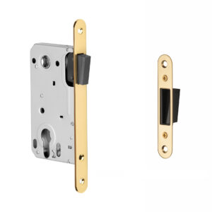 Magneetslot 2868 - cilinder 85mm - goud gepolijst PVD