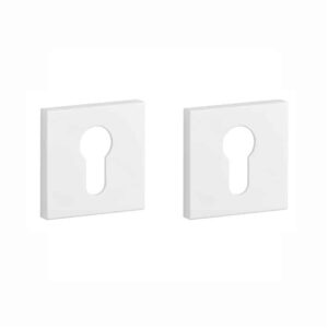 Aprile Premium cilinderrozetten 52x52x7mm mat wit