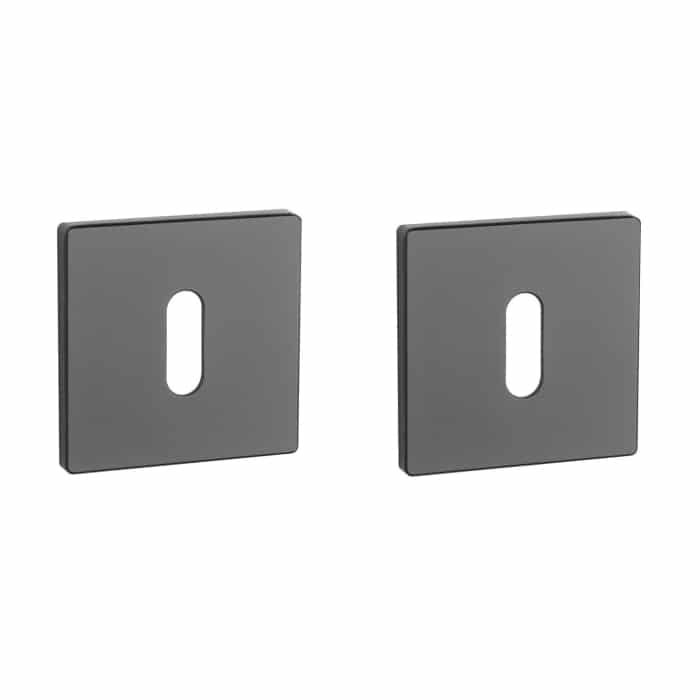 Aprile Prestige sleutelrozetten 52x52x5mm zwart