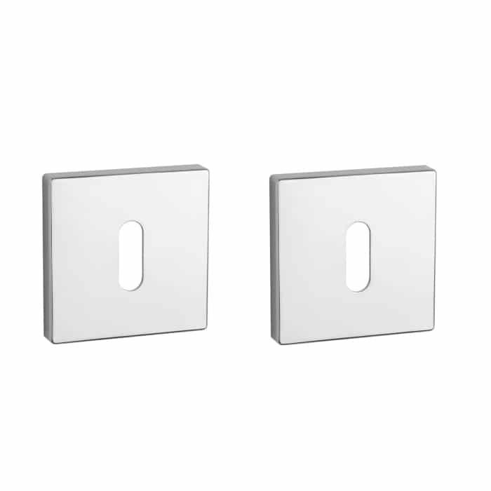 Aprile Premium sleutelrozetten 52x52x7mm Chroom gepolijst