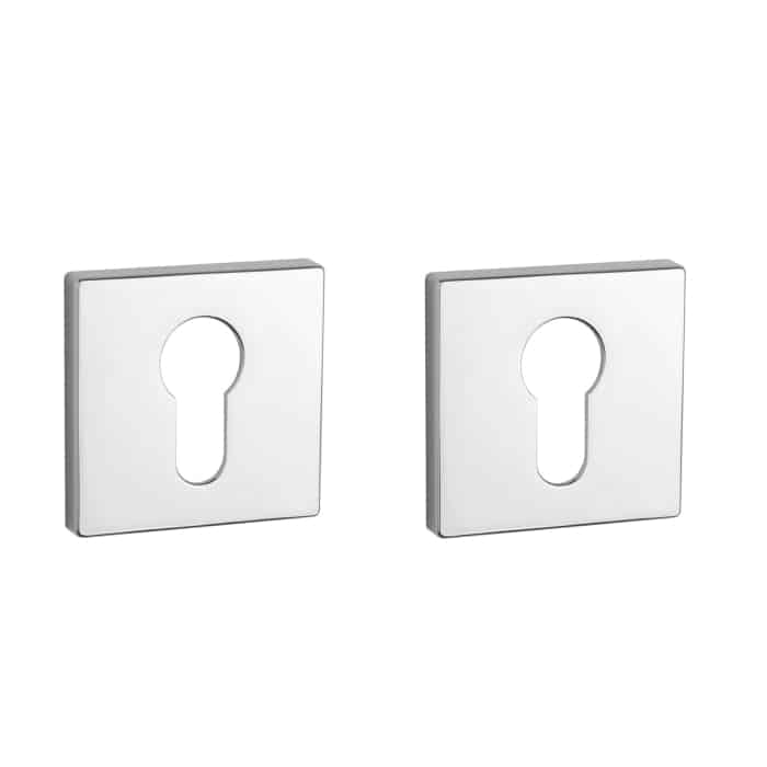 Aprile Premium cilinderrozetten 52x52x7mm Chroom gepolijst