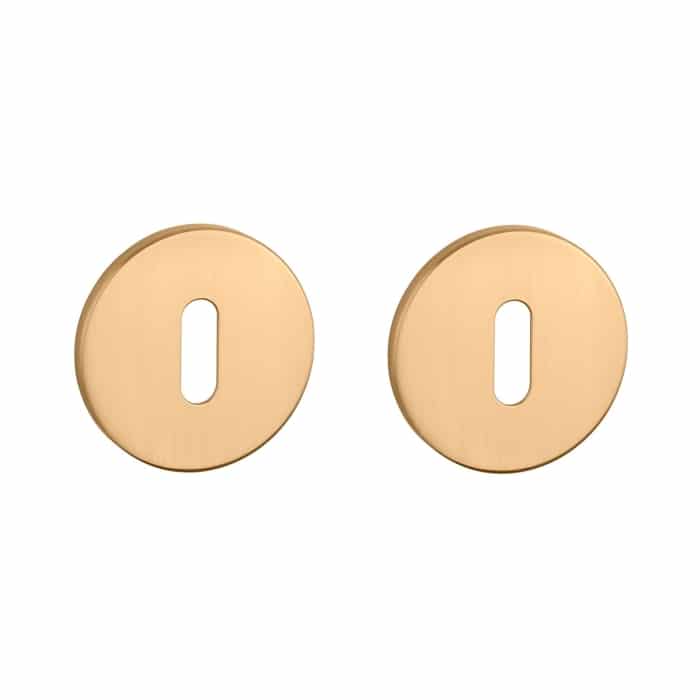 Aprile Prestige sleutelrozetten Ø52x5mm mat goud