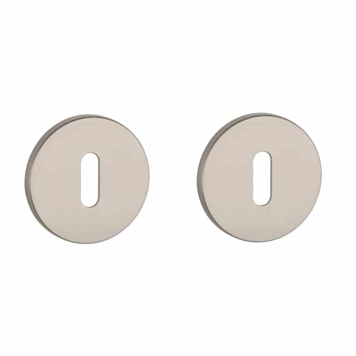 Aprile Prestige sleutelrozetten Ø52x5mm mat nikkel