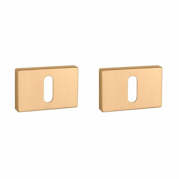 Aprile Premium & Prestige sleutelrozetten 50x33x7mm mat goud