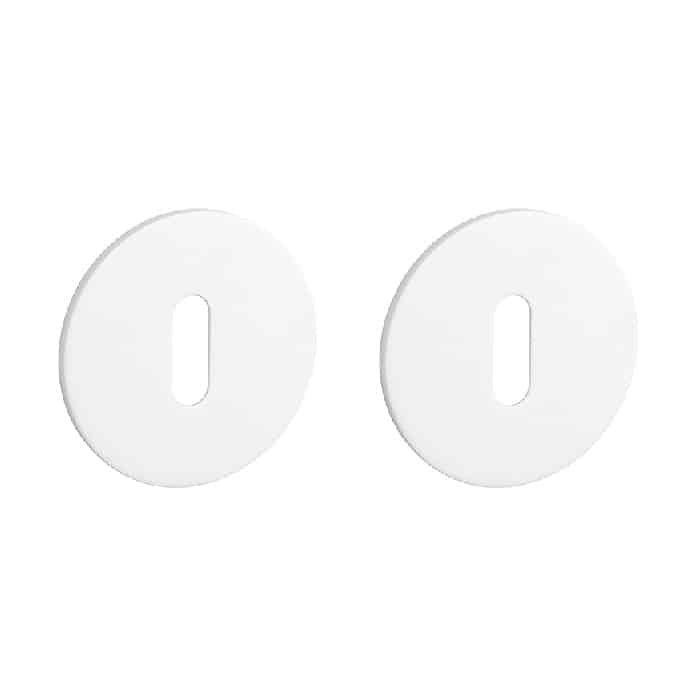Witte sleutelplaatjes OVAL 1710 ultra dun 3mm