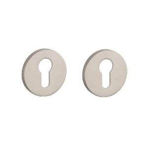 Stile cilinderrozetten Ø53x7mm nikkel