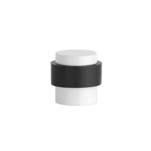Sterk deurstopper 1719 vloer Ø30x30mm mat wit