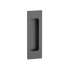 Schuifdeurkom 1716 - rechthoekig 120x40mm - mat zwart