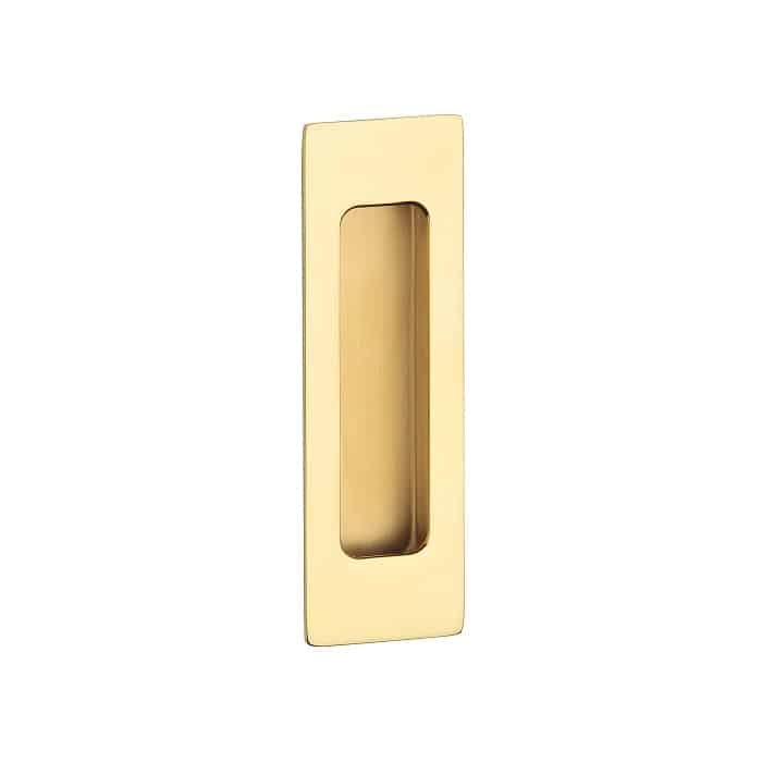 Schuifdeurkom 1716 - rechthoekig 120x40mm - Goud PVD