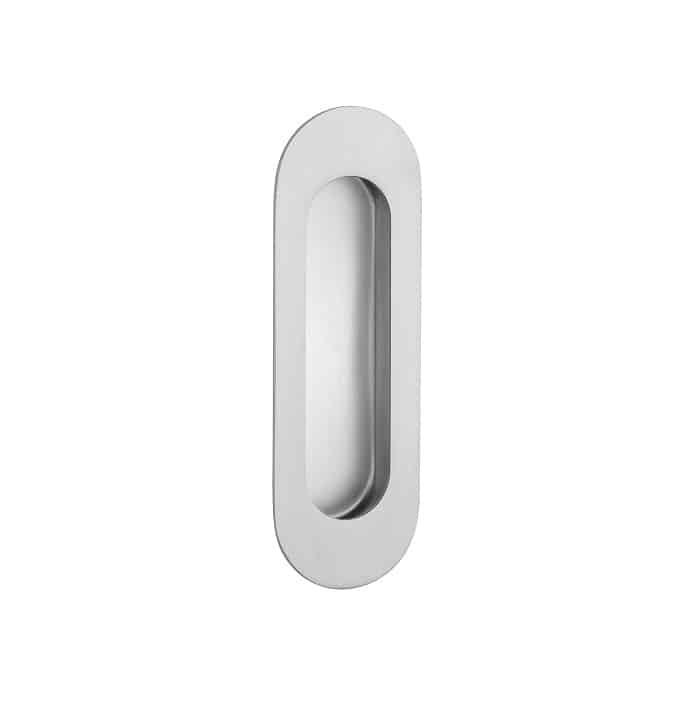 RVS schuifdeurkom 1717 - ovaal 120x40mm