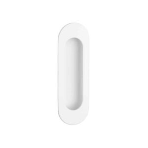 Witte schuifdeurkom 1717 - ovaal 120x40mm