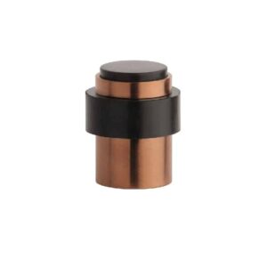 Aprile deurstopper DS27 - vloer én wand Ø35x43mm mat koper PVD