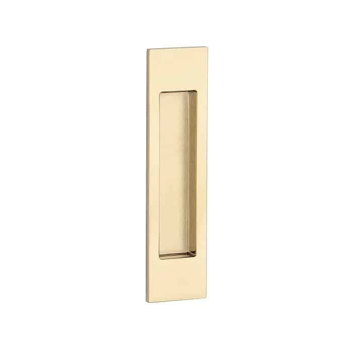 Schuifdeurkom 7039 rechthoekig - goud gepolijst PVD 152x39mm