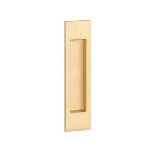 Schuifdeurkom 7039 rechthoekig - mat goud 152x39mm