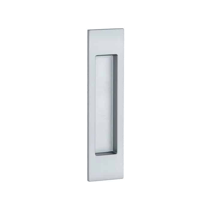 Schuifdeurkom 7039 rechthoekig - mat Chroom 152x39mm