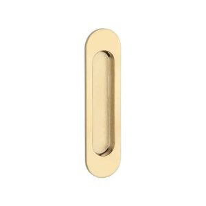 Schuifdeurkom 7040 ovaal - goud gepolijst PVD 152x39mm