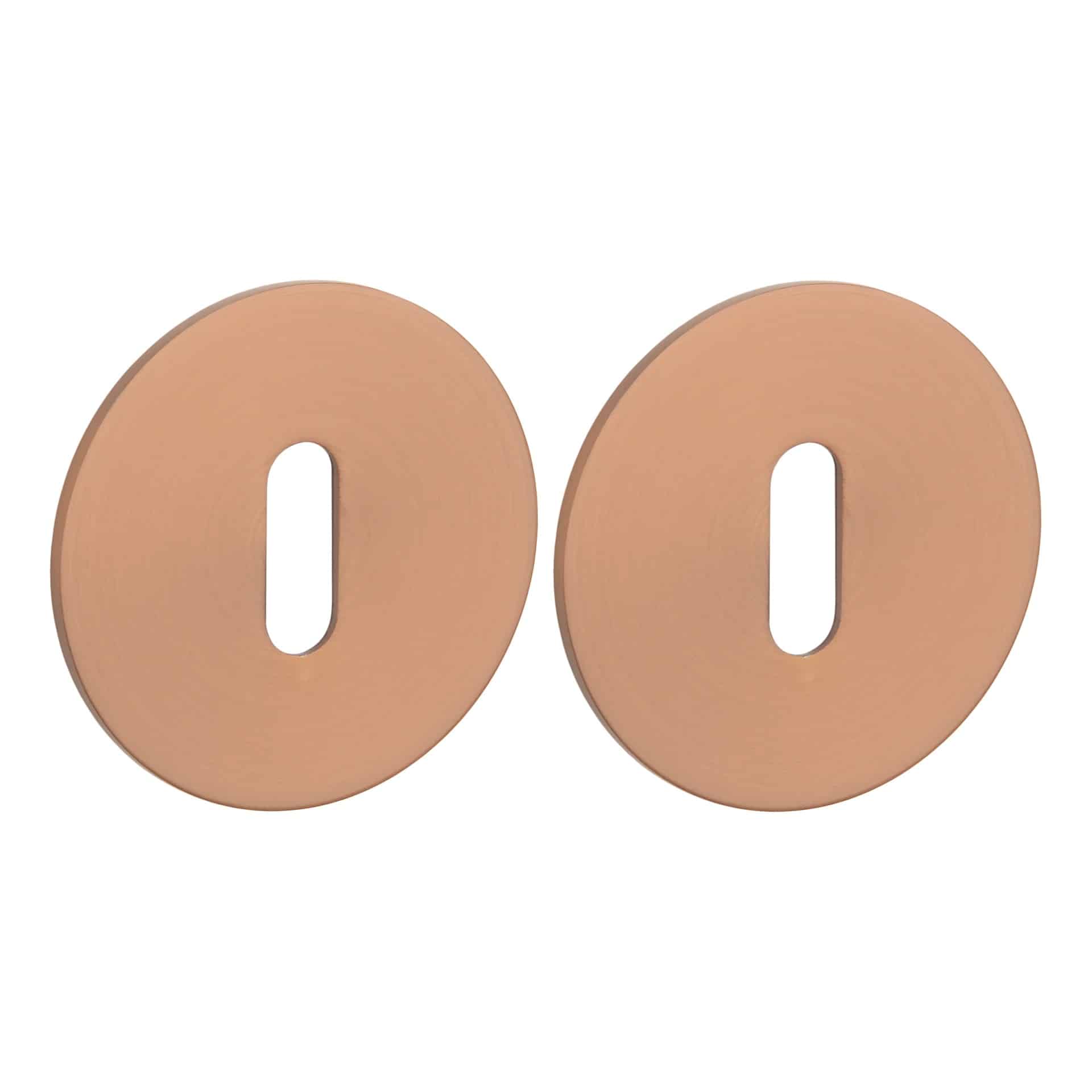 STERK sleutelplaatjes OVAL 1710 ultra dun 3mm - koper PVD