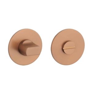 STERK WC garnituur OVAL 1712 ultra dun 3mm - koper PVD