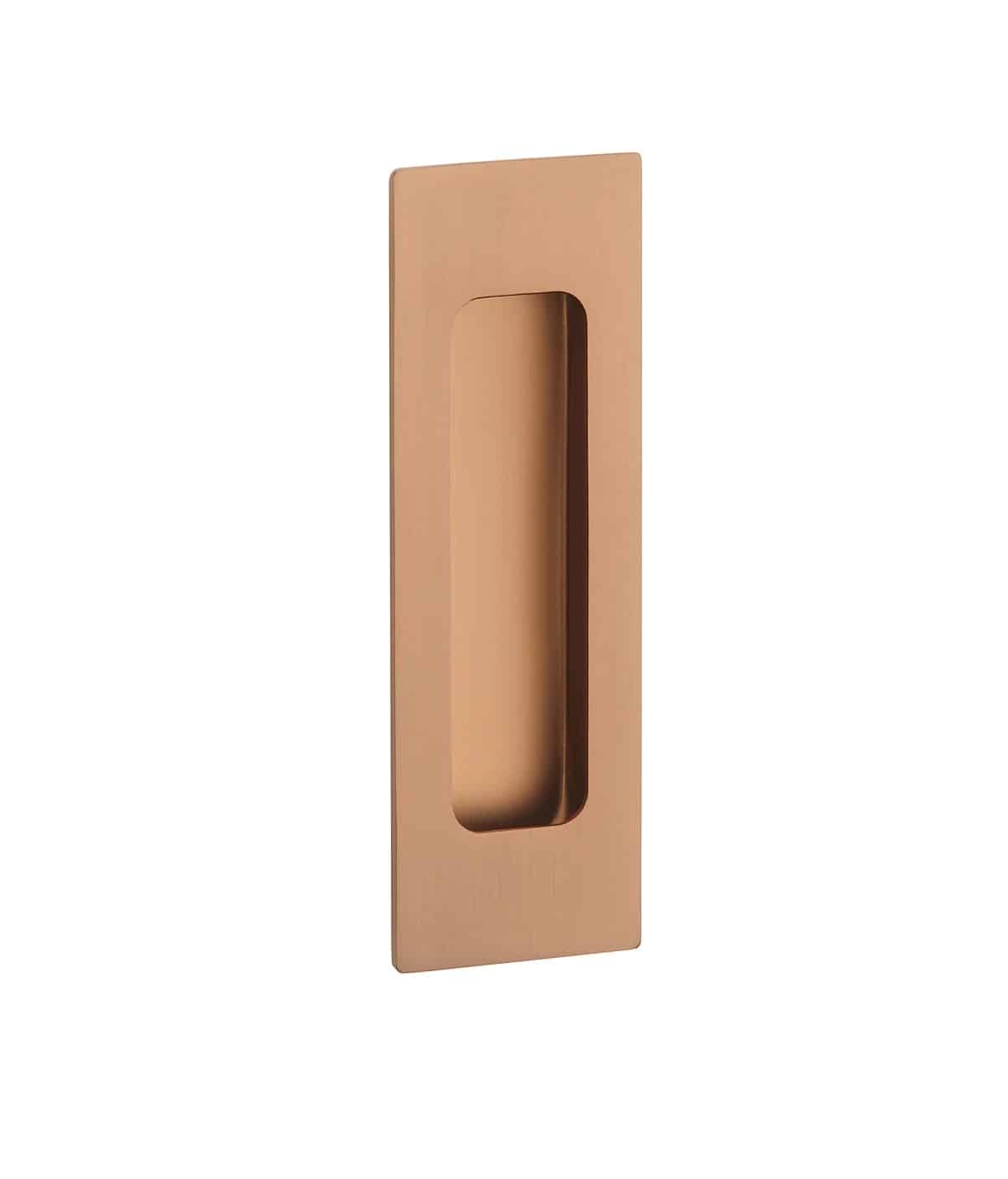Schuifdeurkom 1716 - rechthoekig 120x40mm - koper PVD