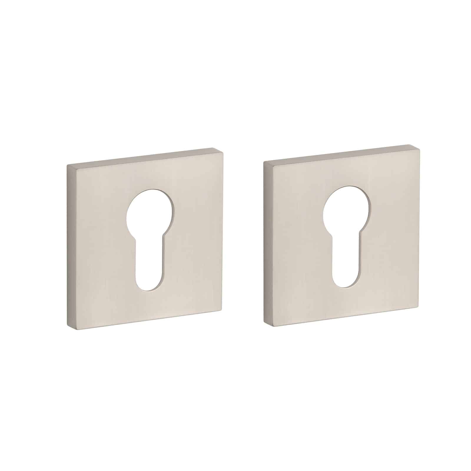 Aprile Comfort cilinderrozetten 53x53x7mm mat nikkel