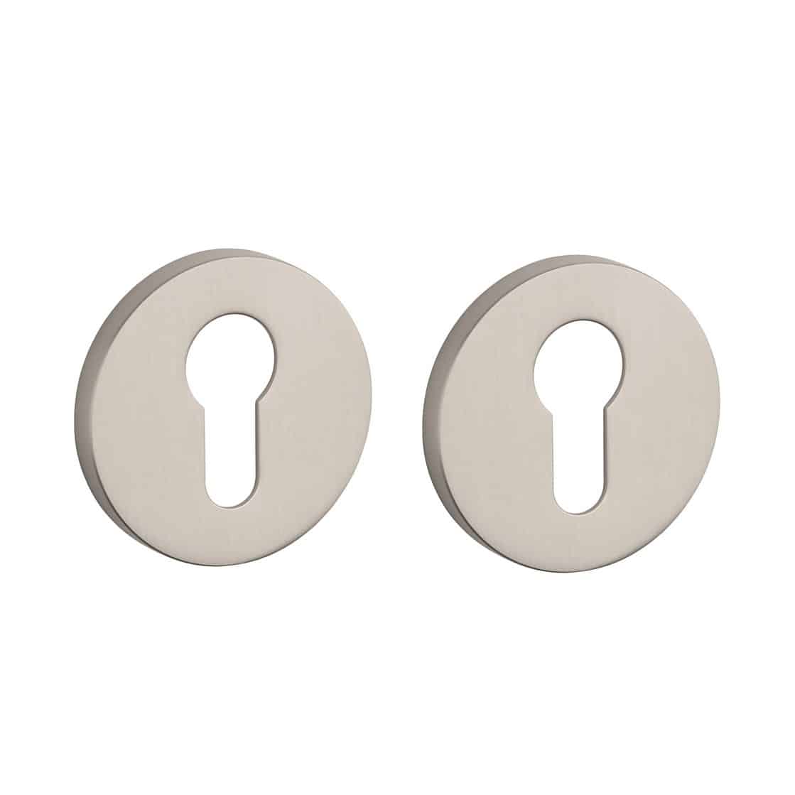 Aprile Comfort cilinderrozetten Ø53x7mm mat nikkel