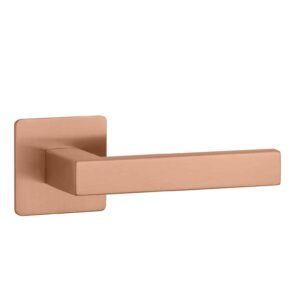 Deurkrukken KVADRAT 1760 ultra dun 3mm koper PVD