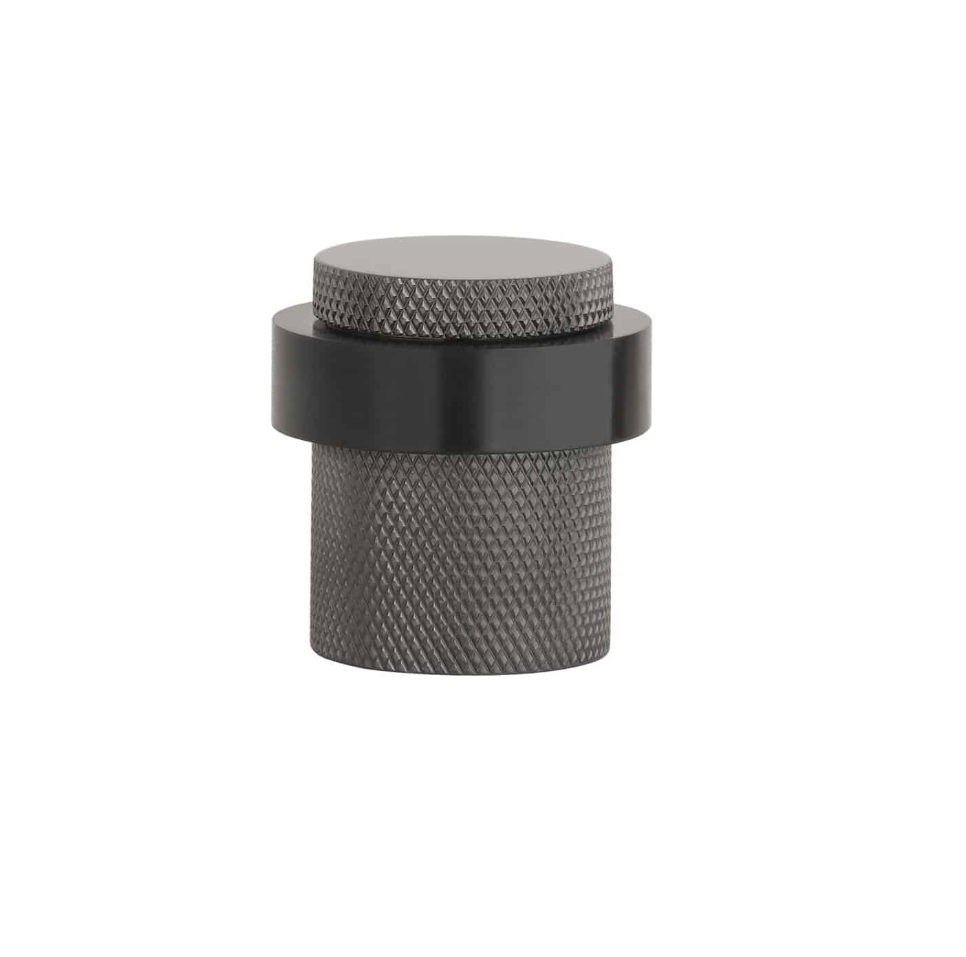 Sterk deurstopper 1721 vloer Ø38x40mm Basalt PVD