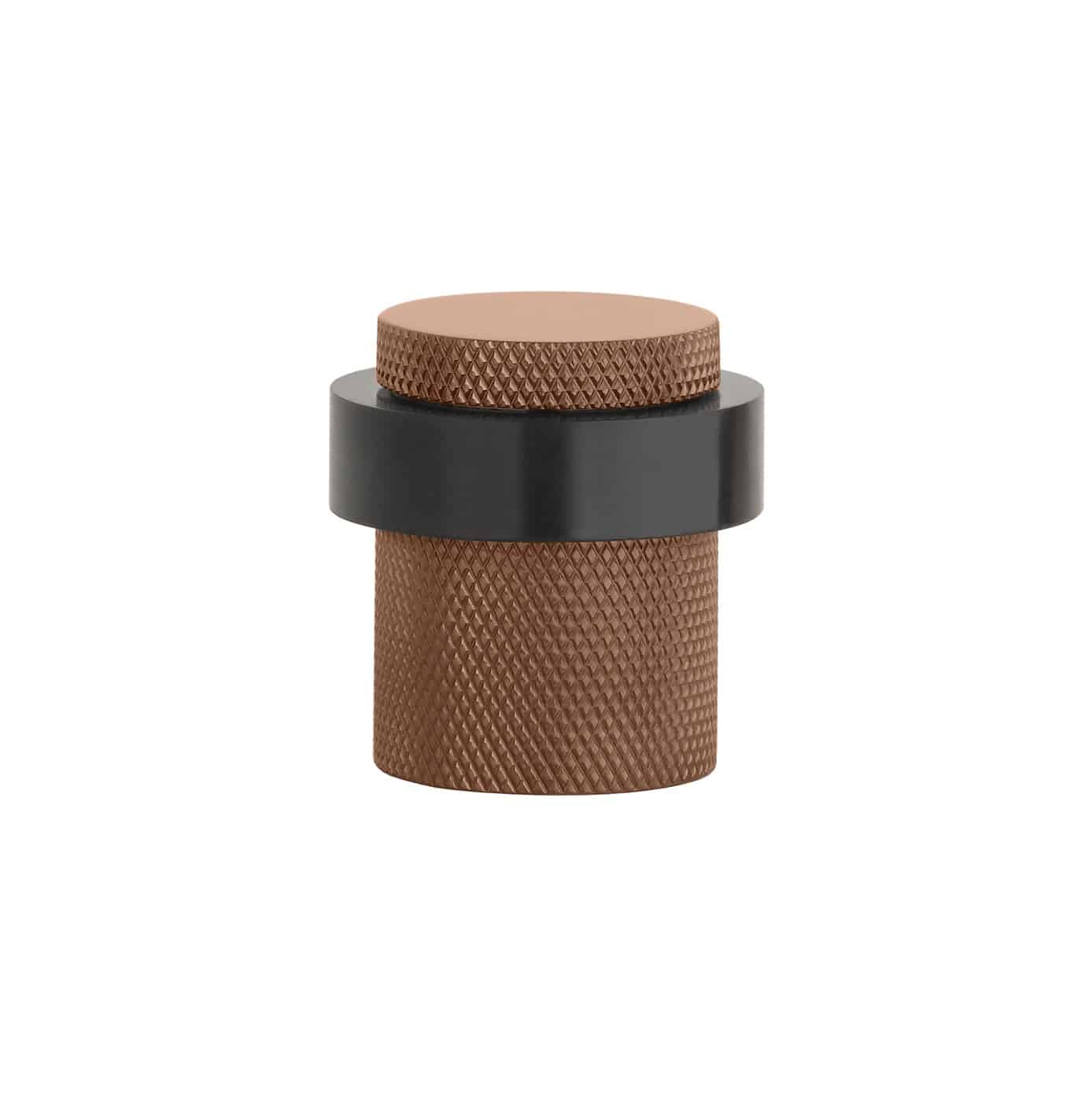 Sterk deurstopper 1721 vloer Ø38x40mm koper PVD