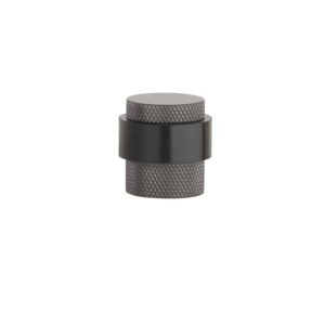 Sterk deurstopper 1722 vloer Ø30x30mm Basalt PVD