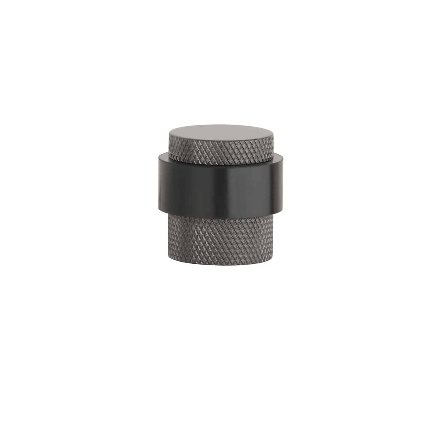 Sterk deurstopper 1722 vloer Ø30x30mm Basalt PVD