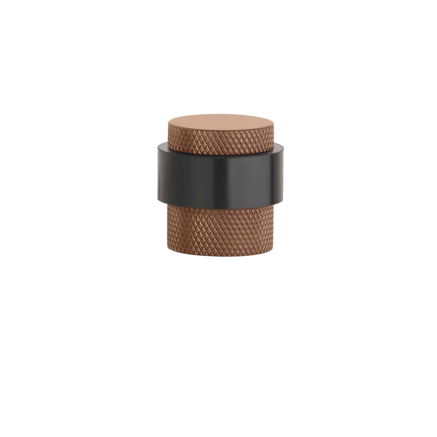 Sterk deurstopper 1722 vloer Ø30x30mm koper PVD