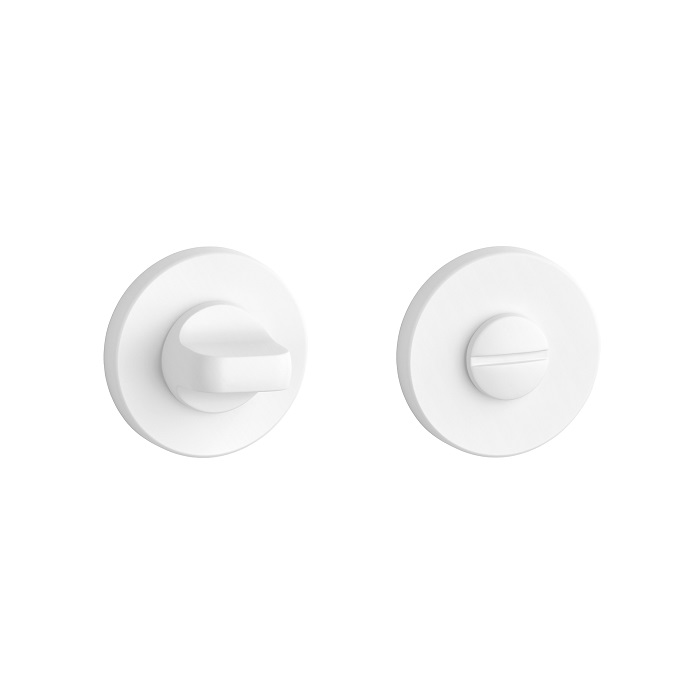 Aprile Premium WC garnituur Ø52x7mm mat wit
