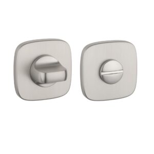 APRILE WC garnituur 52x52x7mm afgerond - nikkel