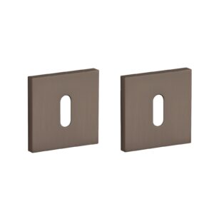 Aprile Comfort sleutelrozetten 53x53x7mm - Bruin