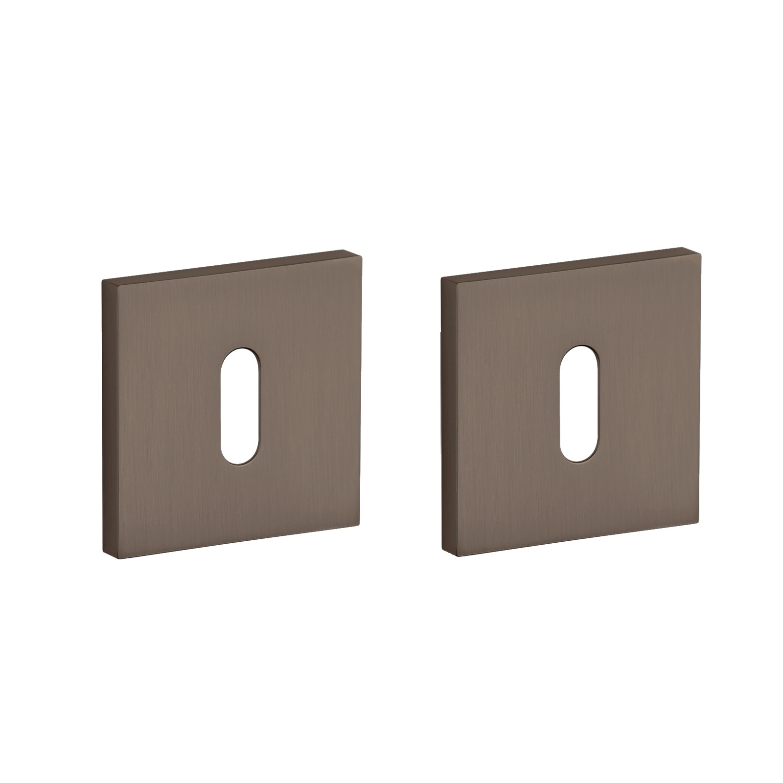 Aprile Comfort sleutelrozetten 53x53x7mm - Bruin