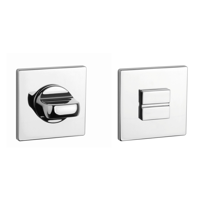 Aprile Prestige WC garnituur 52x52x5mm Chroom gepolijst