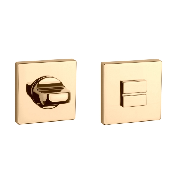 Aprile Premium WC garnituur 52x52x7mm gepolijst goud