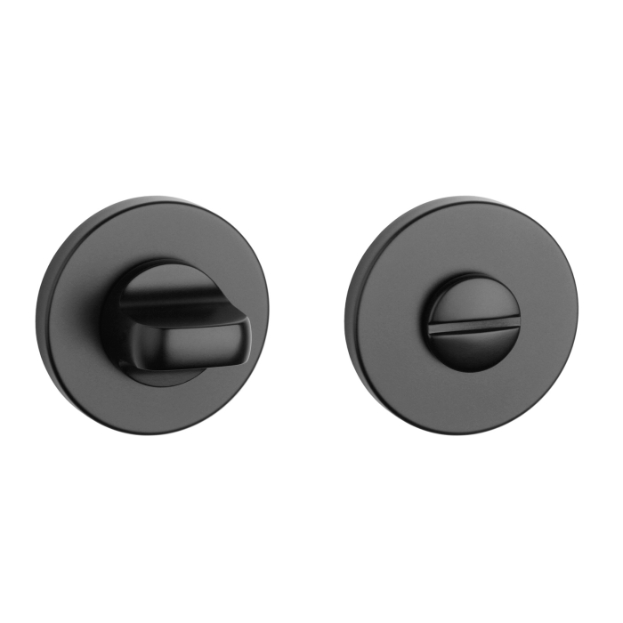 Aprile Premium WC garnituur Ø52x7mm zwart