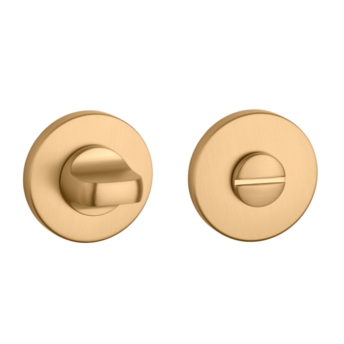 Aprile Premium WC garnituur Ø52x7mm mat goud