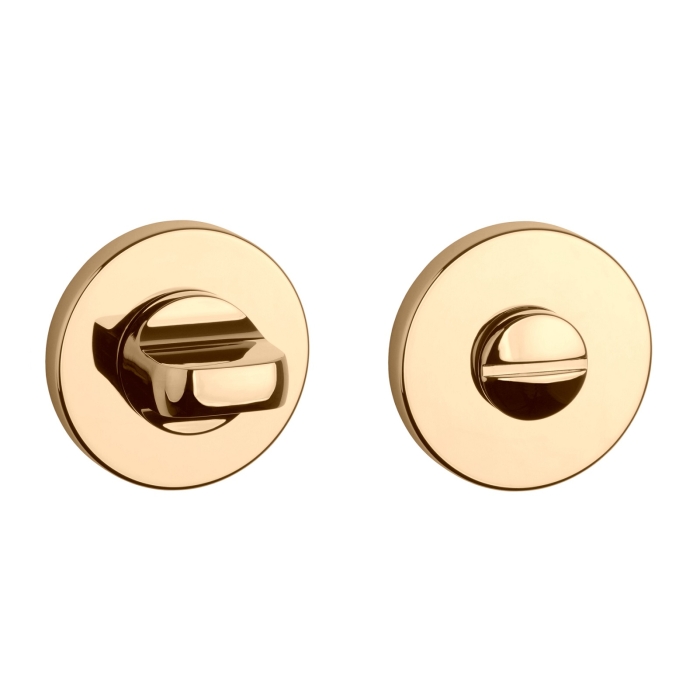Aprile Premium WC garnituur Ø52x7mm gepolijst goud