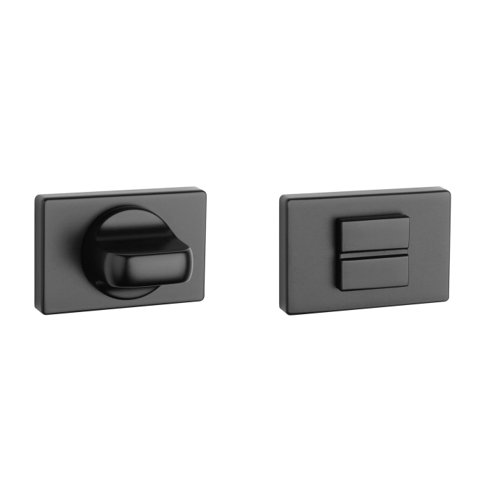 Aprile WC garnituur 50x33x7mm zwart