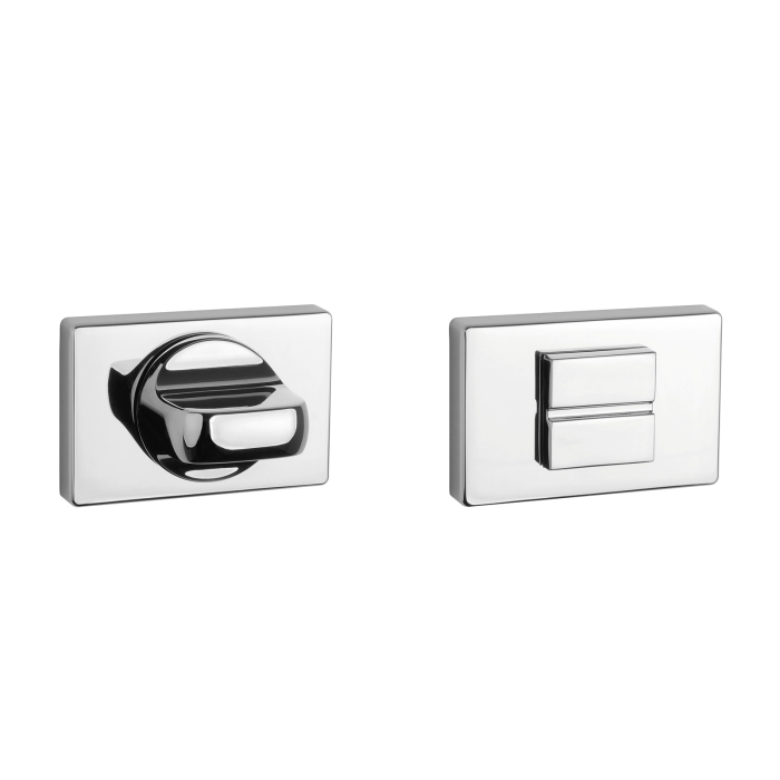 Aprile WC garnituur 50x33x7mm Chroom gepolijst