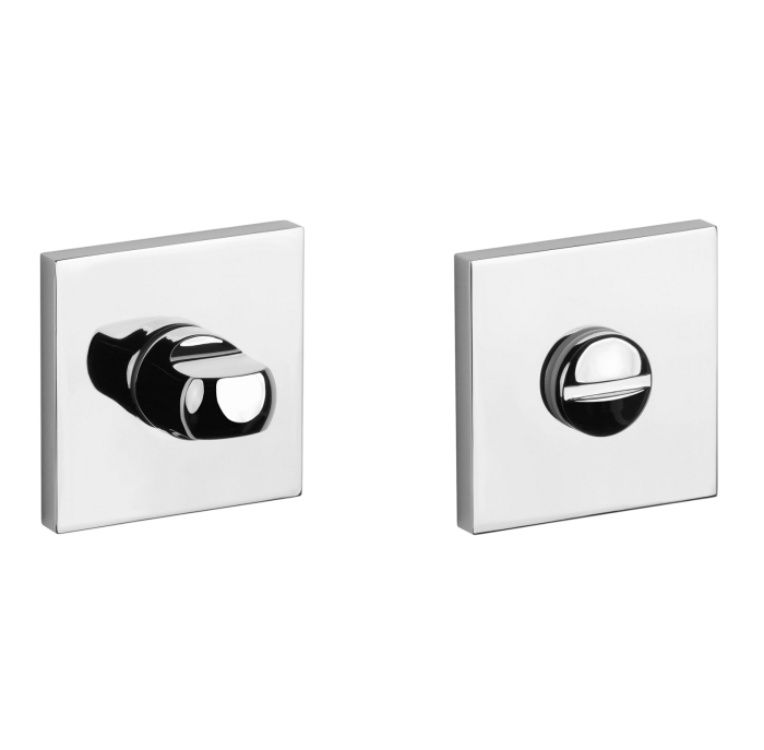 Comfort WC garnituur 53x53x7mm Chroom gepolijst