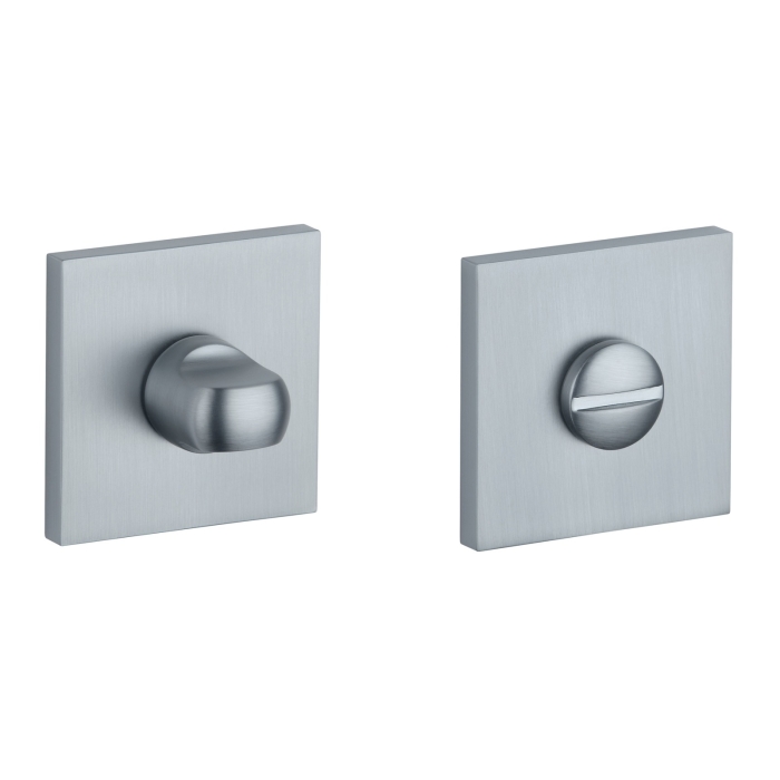 Comfort WC garnituur 53x53x7mm mat Chroom