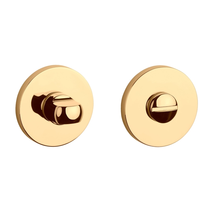 Comfort WC garnituur 7mm Ø53mm goud gepolijst PVD
