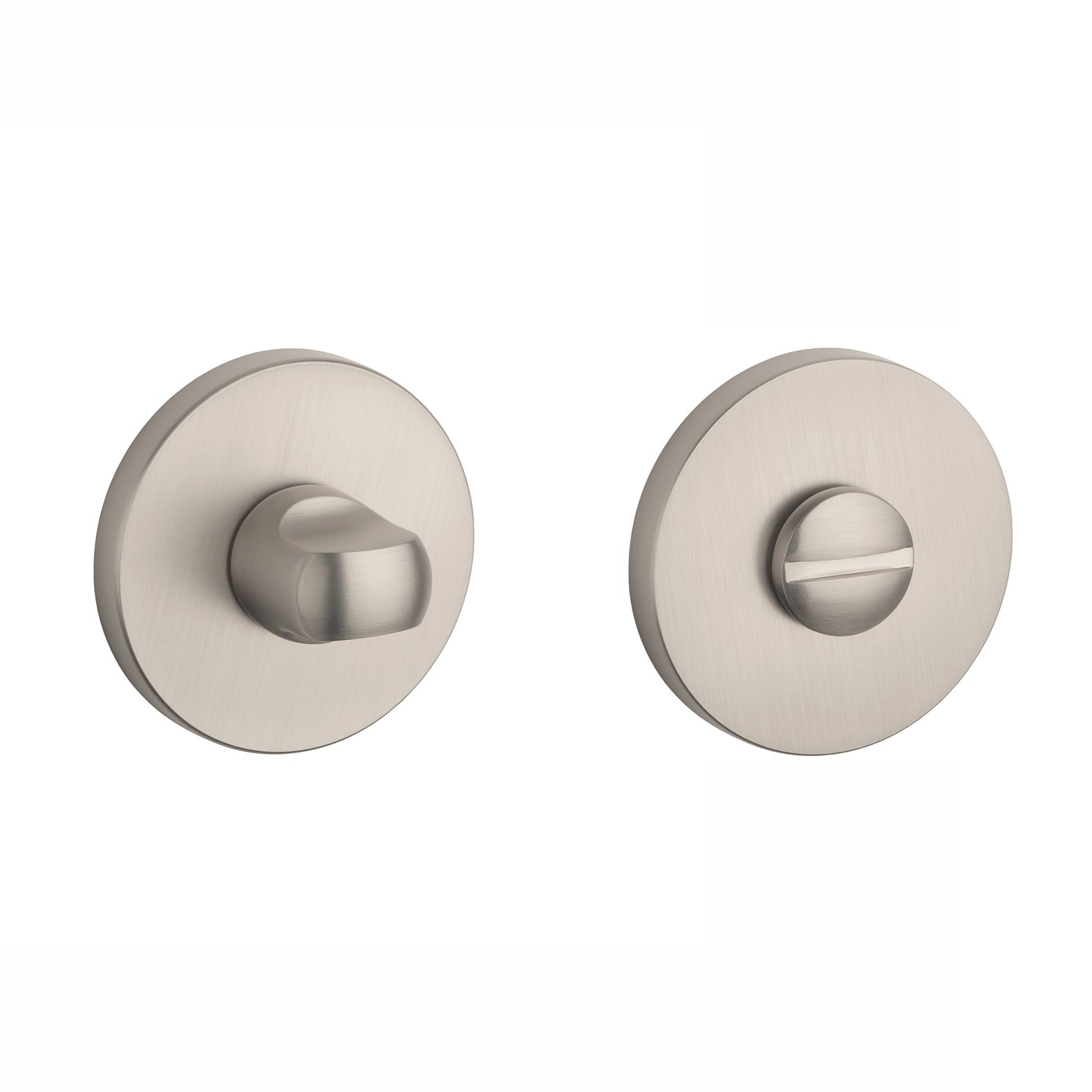 Aprile Comfort WC garnituur Ø53x7 mm mat nikkel
