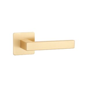 Deurkrukken KVADRAT 1760 ultra dun 3mm - Mat goud