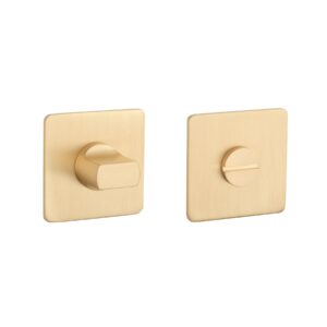 WC garnituur KVADRAT 1712 ultra dun 3mm - Mat goud