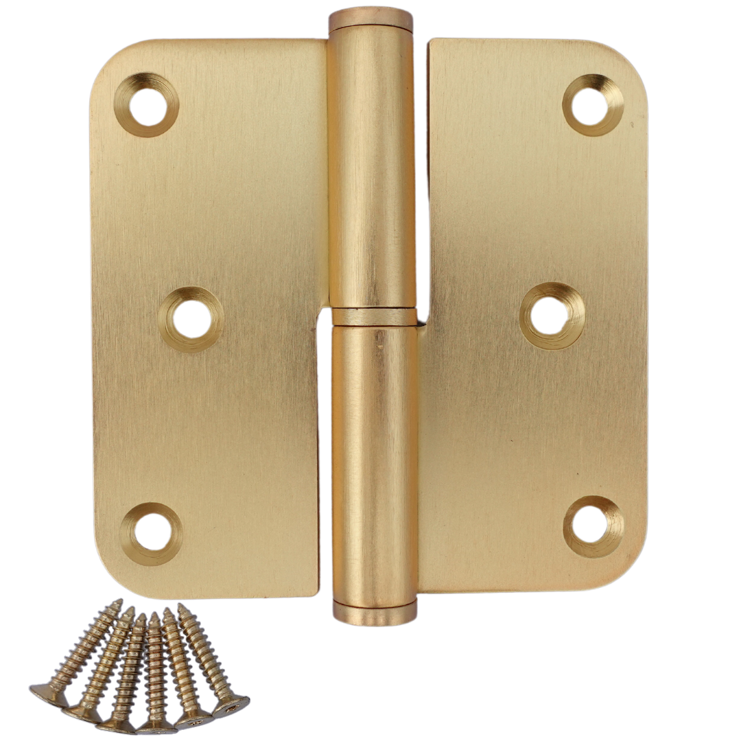 RVS Paumelle 80x80x2,5mm - Mat goud
