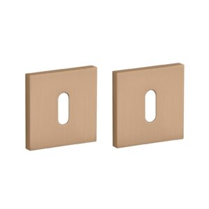 Stile sleutelrozetten 53x53x7mm - licht bruin